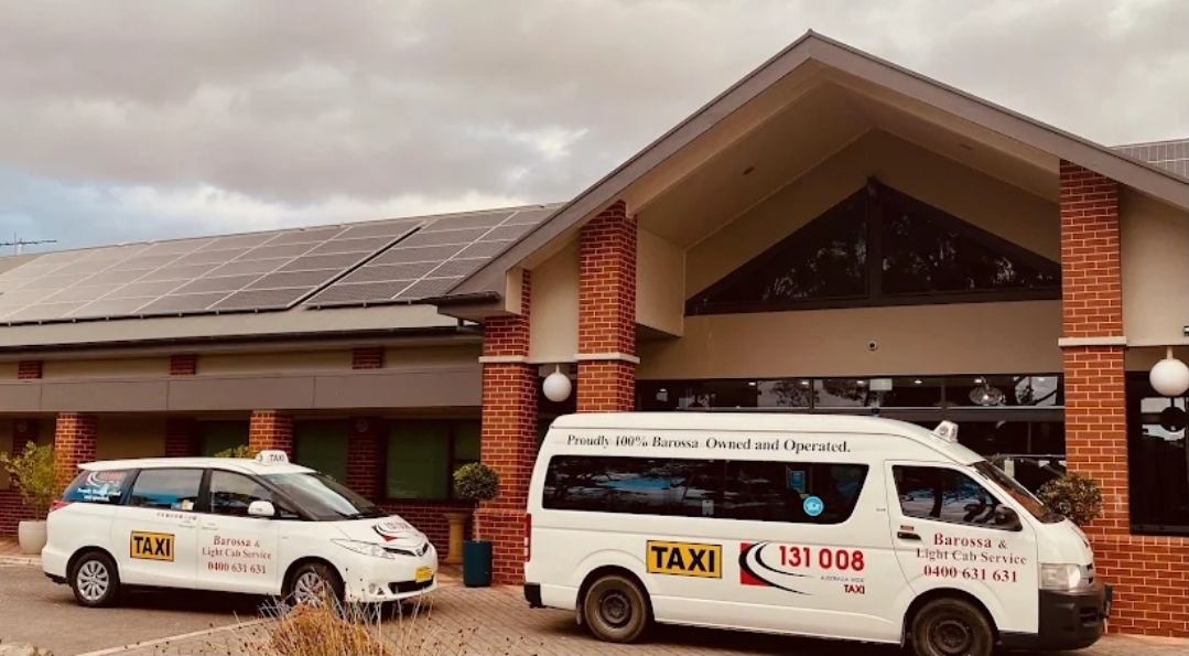 Barossa & Light Cab Service taxi and minibus at Novotel Barossa Valley Resort