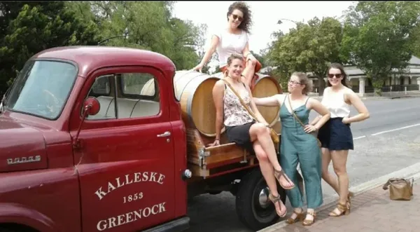 Premium winery entrance in Barossa Valley - popular destination for our transport services