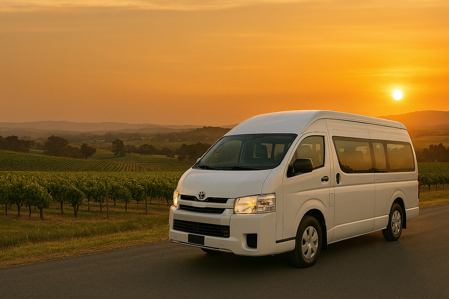 Barossa Valley wine tour group enjoying tastings after Tour Down Under